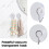 10 Windows Transparent Suction Cup Suction Cup Hook Clothes Jacket Metal Hook 3