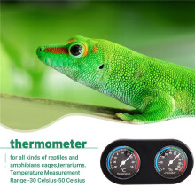 Reptile Serbatoio Termometro Igrometro Temperatura Umidità Monitor per Vivarium Terrarium