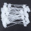 50Pcs Nylon Cable Tie Label Self-Locking Network Zipper Trim Wrap Ring  Label 2