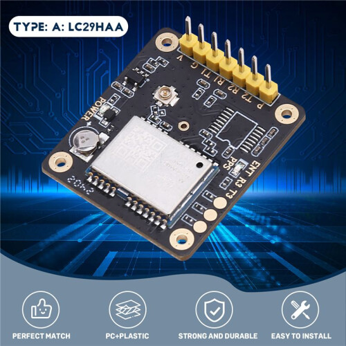 High Precision RTK Base Station Board Quectel LC29H Dual Frequency L1/L5 Positioning Module Output RTCM Data LC29HAA 2