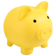 Grote Spaarpot, Onbreekbare Plastic Spaarpot, Muntbank voor Meisjes en Jongens, Praktische Cadeaus voor Verjaardag (Geel)