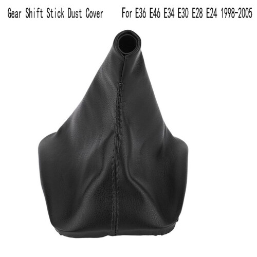 Car Gear Shift Stick Gaiter Boot Dust Cover Shift Boot for  E36 E46 E34 E30 E28 E24 1998-2005 2