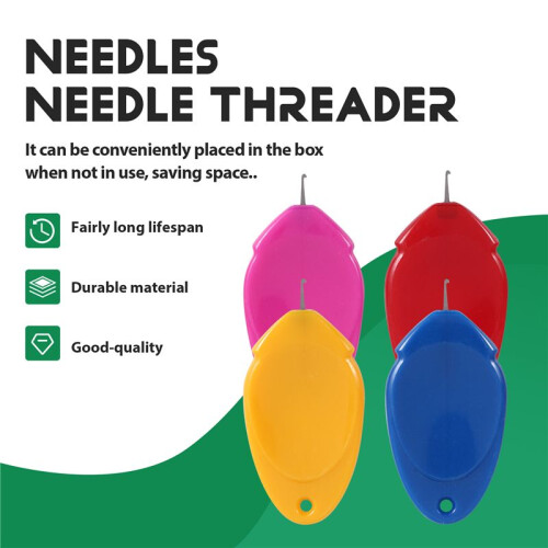 25 Pcs Needle Threader for Hand Sewing for Needles Small Eye Needle Threader for Sewing Machine Needle Threader Tool 1