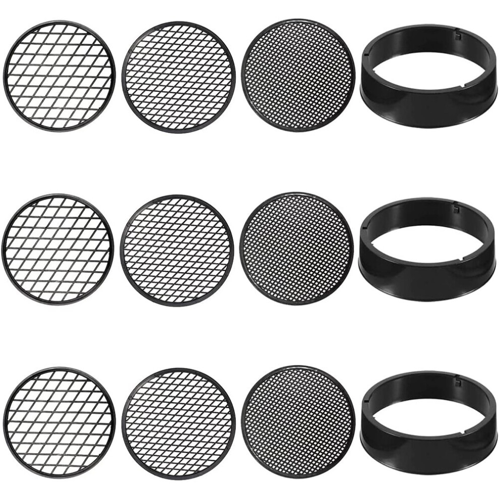 3Pack Sifting Pan Outdoor Gold Panning Soil Sifter Garden Sieve Mesh Garden Sifting Pan Soil Sand Sieve For Outdoor 4711482265677