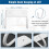 Ironing Board Hanger Iron Board Wall Mount for Laundry Rooms White 7