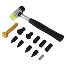 Carrosserie Verveloos Dent Repair Tools Kits Knockdown Metal Tap Down Pen Dent Lifter Dent Fix Tools met 9 Koppen