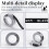 6 Pcs Label Tape Compatible with  Embossing Label Tape for  Label Maker 1880  E-101 9mm x 2