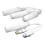 POE Splitter 2-in-1 Cable Connector Three-Way Connector for Security Camera Install 1