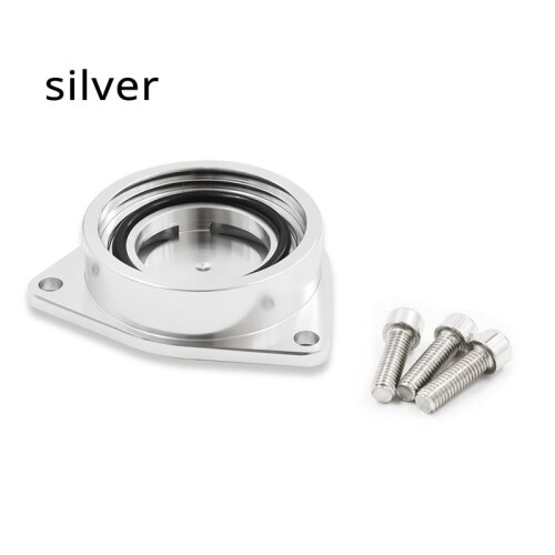 Bilflänsadapter Blås Av Ventilfläns för   1.5t Tryckavlastningsventil Adapteranslutning Fläns Silver 1