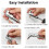 105 Degree Right Angle Drill Adapter,Corner Angled Screwdriver, 1/4In Hex Shank Driver Angle Drill Attachment (4PCS Set) 5