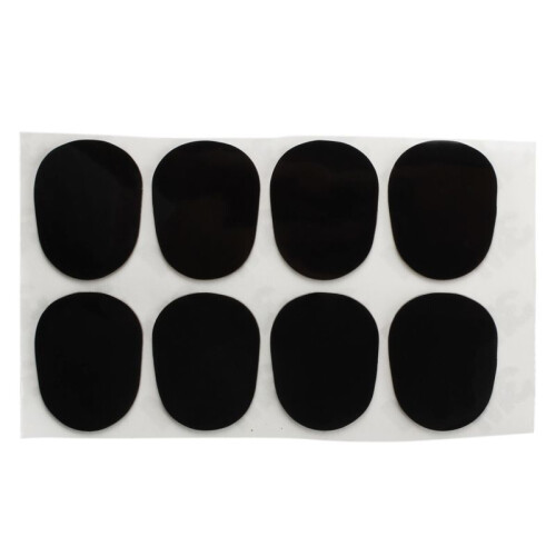 8 pz Salvabocchino per sassofono 0,8mm nero