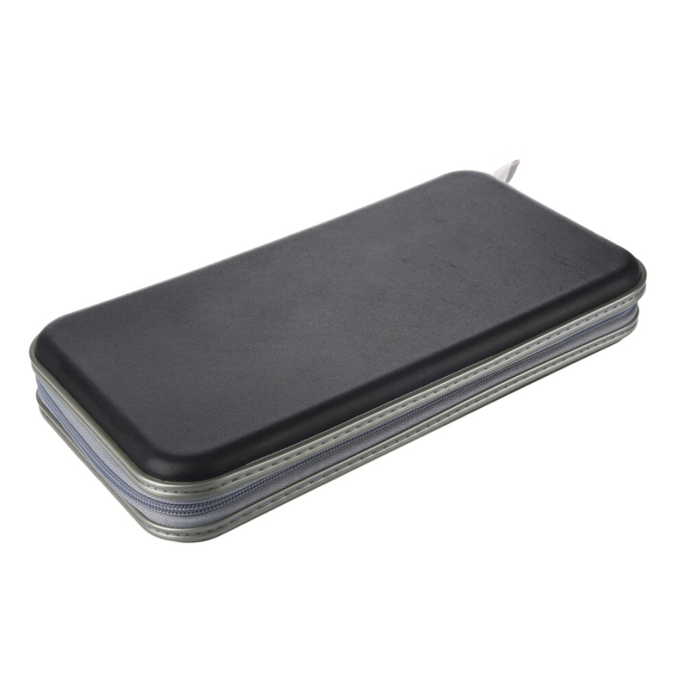 80 Disc Album Cd Dvd Carry Cover Case Wallet Storage Holder Bag Hard Box - Black 6033286473477