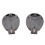10pcs Black Round Button Battery Holder Case for CR2032 2016 2025 3
