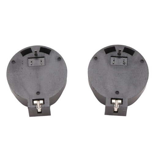 10pcs Black Round Button Battery Holder Case for CR2032 2016 2025 2
