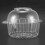 50 X Single Plastic Clear Cupcake Holder / Cake Container Dome Muffin Carrier 6