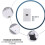 Ny 1-  VäGg Face Plate Panel Cover Coupler Outlet Extender 3D 1080P Vit 7