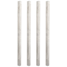 4 Stueck CNC Drehmaschine HSS quadratisch Schneidewerkzeug Bits Bar 8mm x 8mm x 200mm Grau