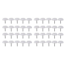 40x 20mm  Feet Pad Skid Glide Nail Protector Furniture Chair Table Leg