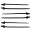 Nylon Push Mount Car Dome Cable Zip Tie, 162mm Length, 20 Pcs, Black 7