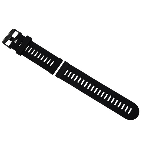 For  Fenix 3 HR Soft Silicone Strap Replacement Wrist Watch Band+Tool Kits Black 1