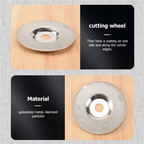 Cutting disc, for glass / stone, with diamond coating, galvanized, fine grain 2
