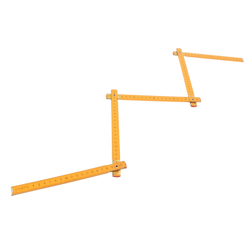 Portable Règle Pliante En Bois de Charpentier 100Cm 2