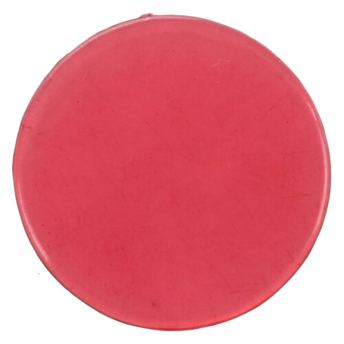 100Pcs Klare Rote Kunststoff Bingo-Chips 1,9 Cm