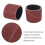 100pc 1/2" Sanding Bands Kit with 2 Sanding Drum Mandrel For  Rotary Tools 5