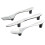 3 pcs Silver Kitchen cabinet Drawer Pull handles Knobs (Knife fork spoon) 1