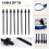 Nylon Push Mount Car Dome Cable Zip Tie, 162mm Length, 20 Pcs, Black 2