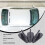 Universal Kit Aile De Spoiler D'ailerons De Requin De Toit En ABS De Style EVO 7