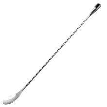 Cuchara Mezcladora de Acero Inoxidable de 12 Pulgadas, Cuchara de Coctelera de Barra de PatróN Espiral