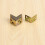Metal Shelf Support 90 Degree Right Angle Bracket 12pcs Brass Tone 8