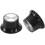 Guitar Knobs 2 Volumes and 2 Tones Silver Top Hat Bell 3