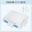 6 Pcs Clear A4 File Box Document Plastic Storage Box Case Board Containers Magazine Protector File Holder with Buckle 3