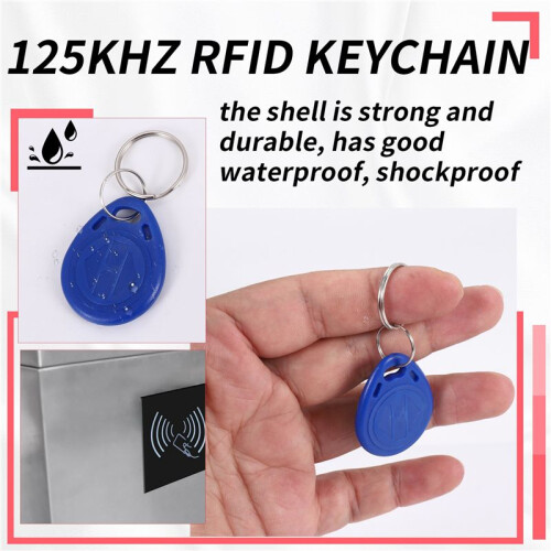 50St 125 Khz Proximity ID-Kort RFID Keyfob Access Control Key för DöRrentré Access Control System TK4100 1