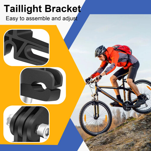 Electric Bicycle Tail Light Bracket Rear Light Bracket Bicycle Camera Holder Bike Bracket for  Bicycle Accessories 1