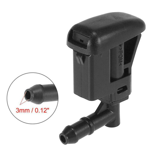 1 Pair for - 1 Series E81 E87 E88 E82 Z4 E85 E86 Windshield Washer Sprayer Nozzle Jet Front Window New 61667110852