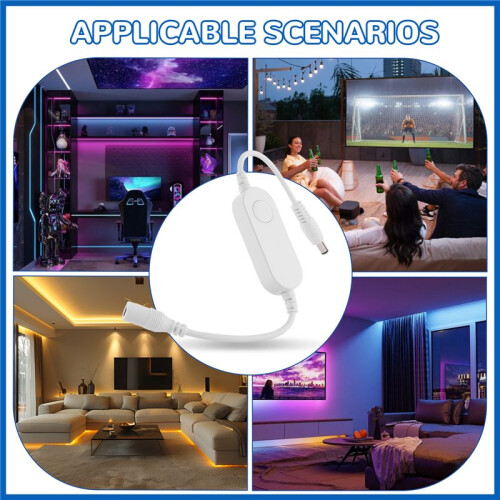 Zigbee DC5V 12V 24V 5050 RGB Single  LED Strip Controller APP/Voice Control for Echo /SmartThings