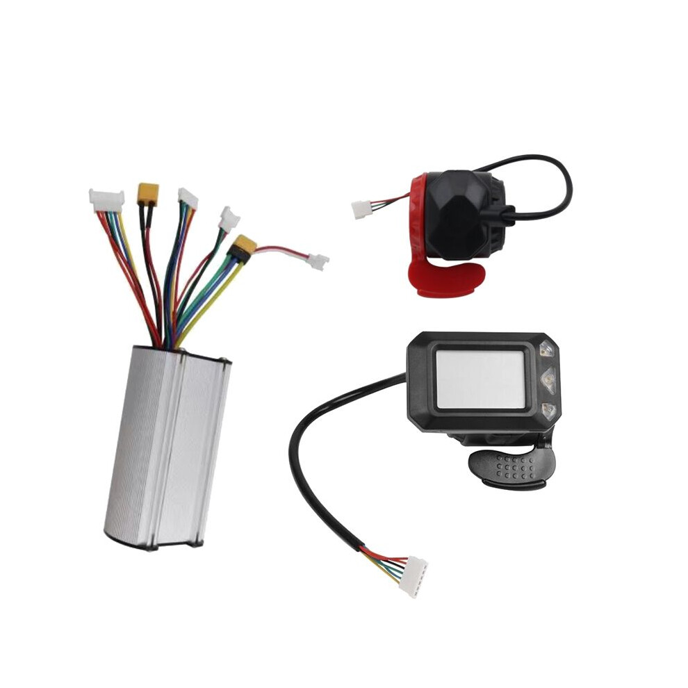 36V 350W Folding Scooter Controller Kit Electric Scooter Controller Lcd Display Brake Accelerator Throttle Set 6132795434303
