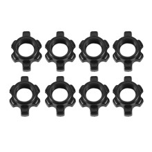 8PZ Manubri Bar Dado Anti-Slip Spinlock Collari Morsetti un Vite per Dumbell Sollevamento Pesi Attrezzature Fitness Accessori