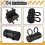 Motorcycle Fork Bag PU Leather Bicycle Handlebar Tool Pouch Sissy Bar Roll Storage Bag Saddle Bag, Universal 6