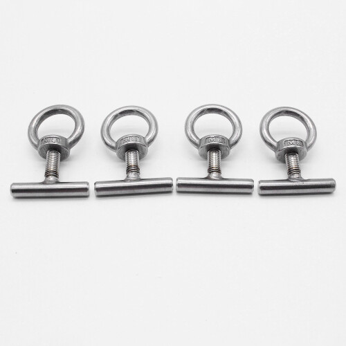 For Multivan T5 T6 Car Nut Locking Rail Load Fixing 7H5883189E Silver Fixing Eye Bolt Lashing Eye 2