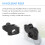 Universal Motorcycle Handlebar Riser for 22mm Bars Clamp for     Black 2