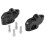 Universal Motorcycle Handlebar Riser for 22mm Bars Clamp for     Black 6