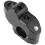 Universal Motorcycle Handlebar Riser for 22mm Bars Clamp for     Black 4