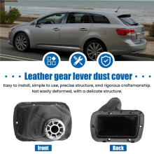 5 Speed Car PU Leather Gear Shift Knob Shifting Gear Cover Shift Gear Boot for Avensis T25 MK2 II 2003-2009