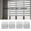 1 Inch Blind Brackets White Profile Box Mounting Bracket Window Blinds Headrail Bracket 2