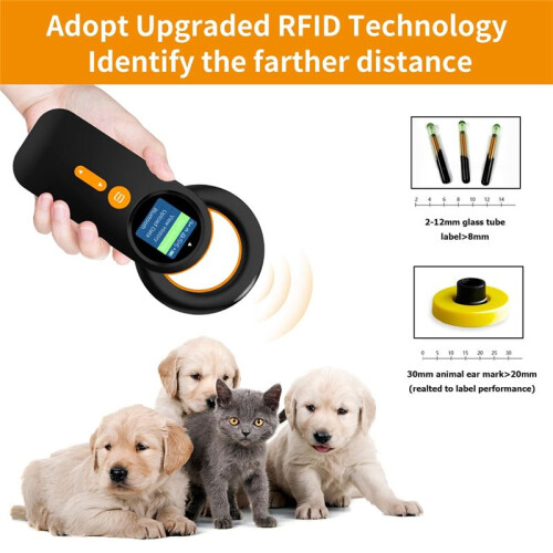 Pet Micro-Chip Reader,3-In-1(2.4GHz Wireless++USB) Animal Universal Microchip-Tag Reader Scanner ,Q30 1