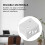 1 Inch Blind Brackets White Profile Box Mounting Bracket Window Blinds Headrail Bracket 4